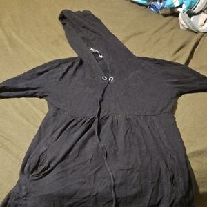 It's Our Time Black Long Sleeve Hoodie Top